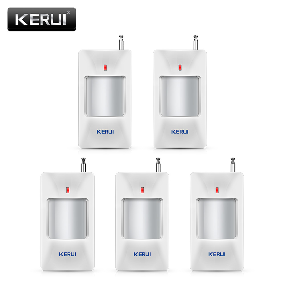 Sim Gsm Alarm - KERUI bezprzewodowy czujnik ruchu PIR detektor