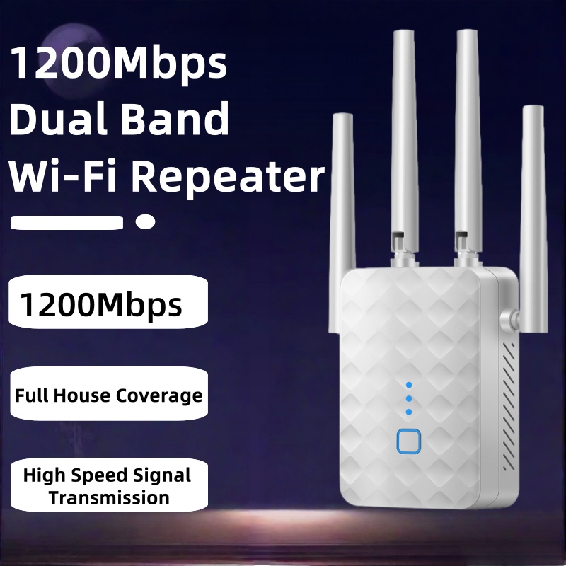 Home Security Outdoor - Wzmacniacz sygnału WiFi Dual Band 1200Mbps