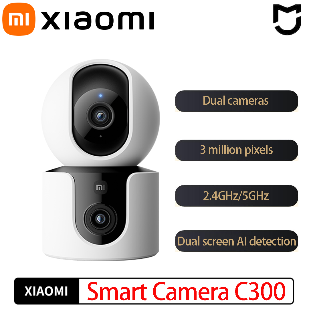 Home Security Camera Xiaomi Mi 360 - Inteligentna kamera Xiaomi C300 z podwójnym