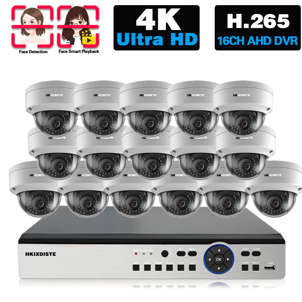 Home Security And Camera Systems - Zestaw monitoringu wideo z kamerą 4K