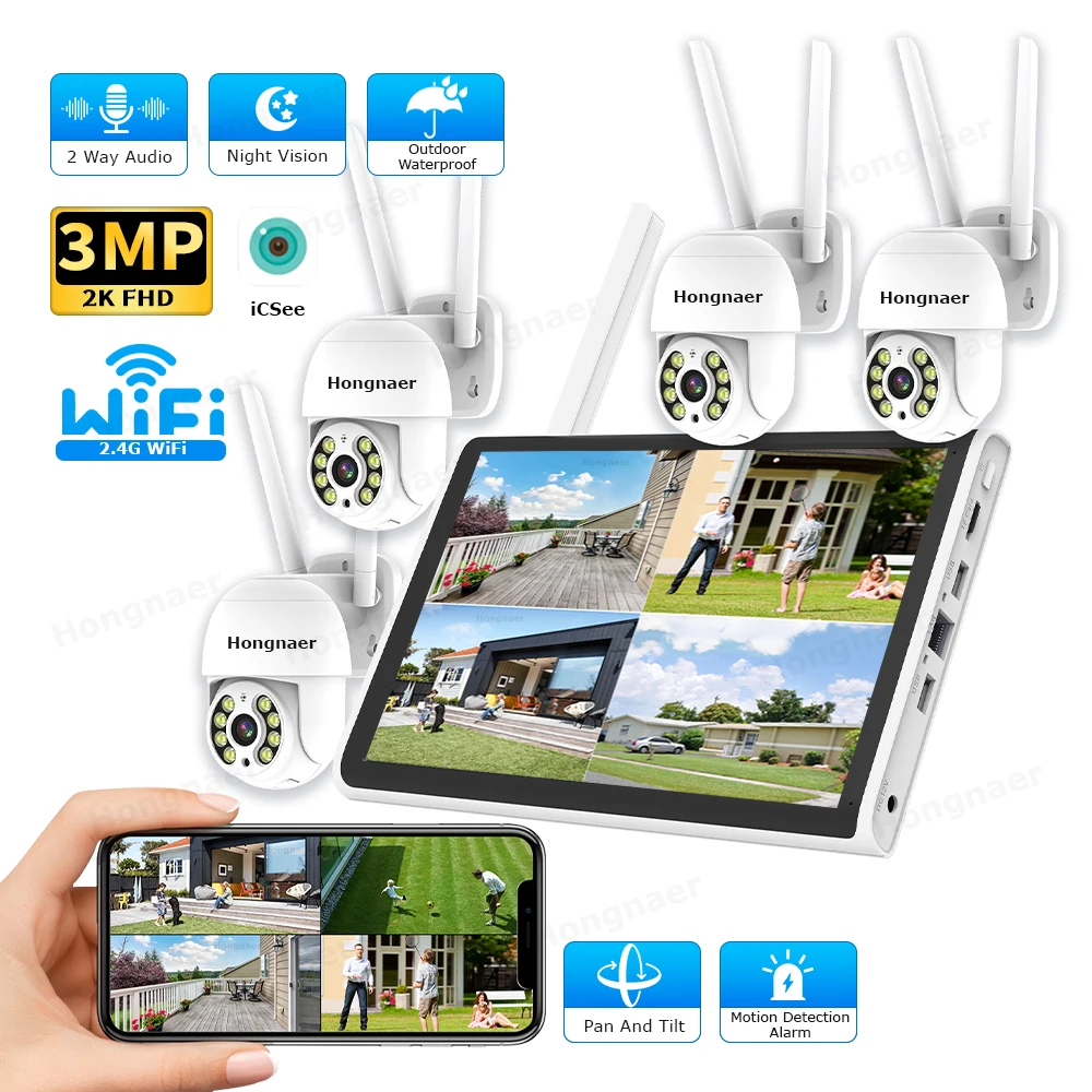 Home Security And Camera Systems - Zestaw Bezprzewodowego Systemu Monitoringu Domowego 2026