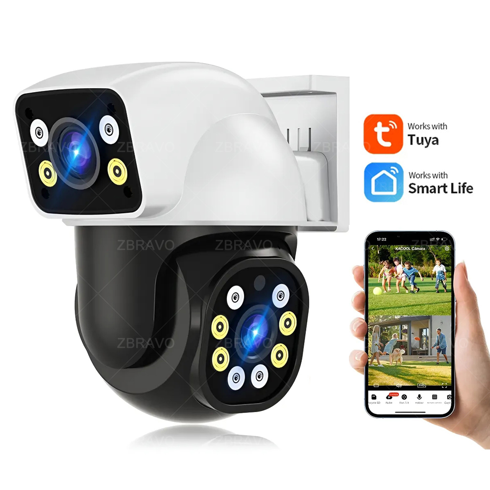 Home Security Monitoring - Smartlife 8MP WiFi Tuya Kamera Zewnętrzna