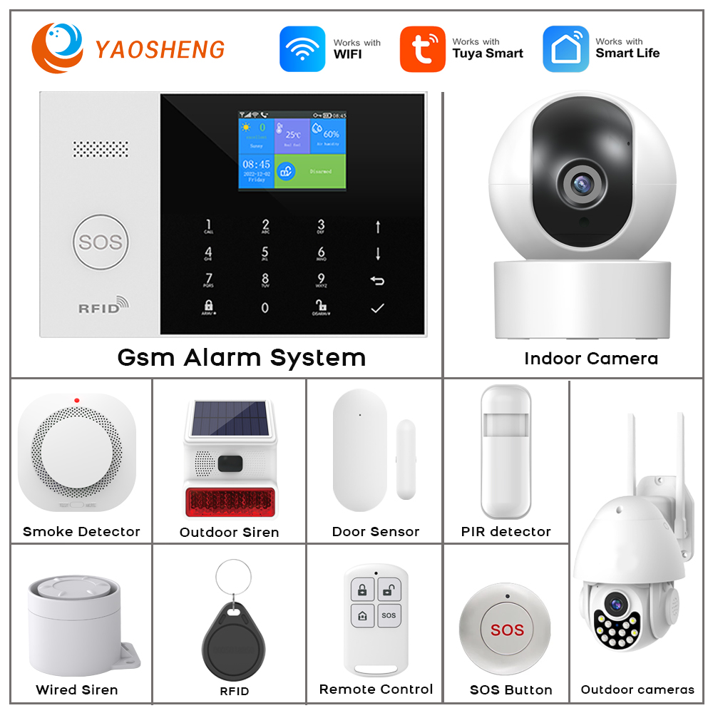 Sim Gsm Alarm - System alarmowy 4G Bezpieczeństwo w domu