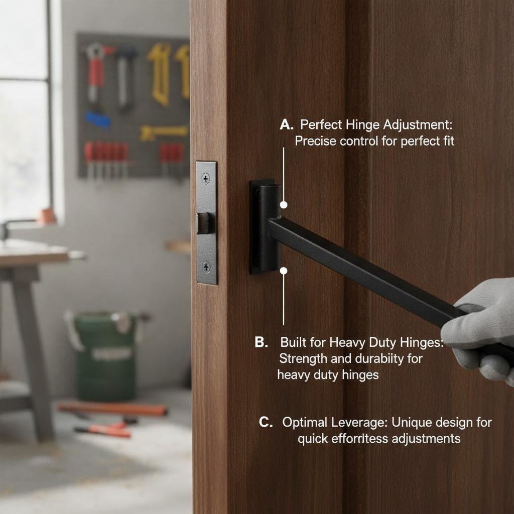 Home Security Project - Narzędzie do regulacji zawiasów drzwi o