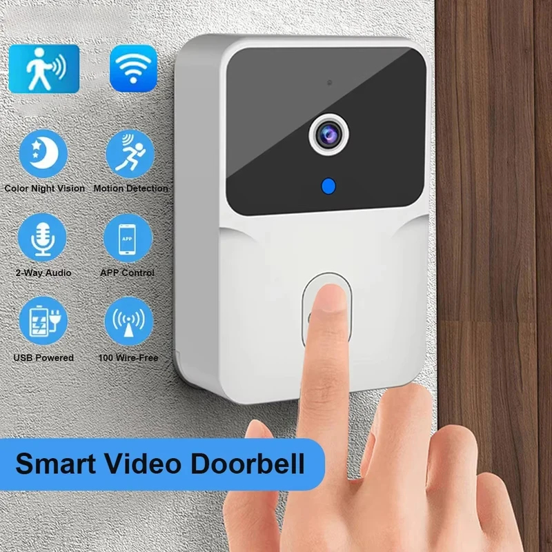 Home Security And Camera Systems - Inteligentny dzwonek do drzwi WiFi z