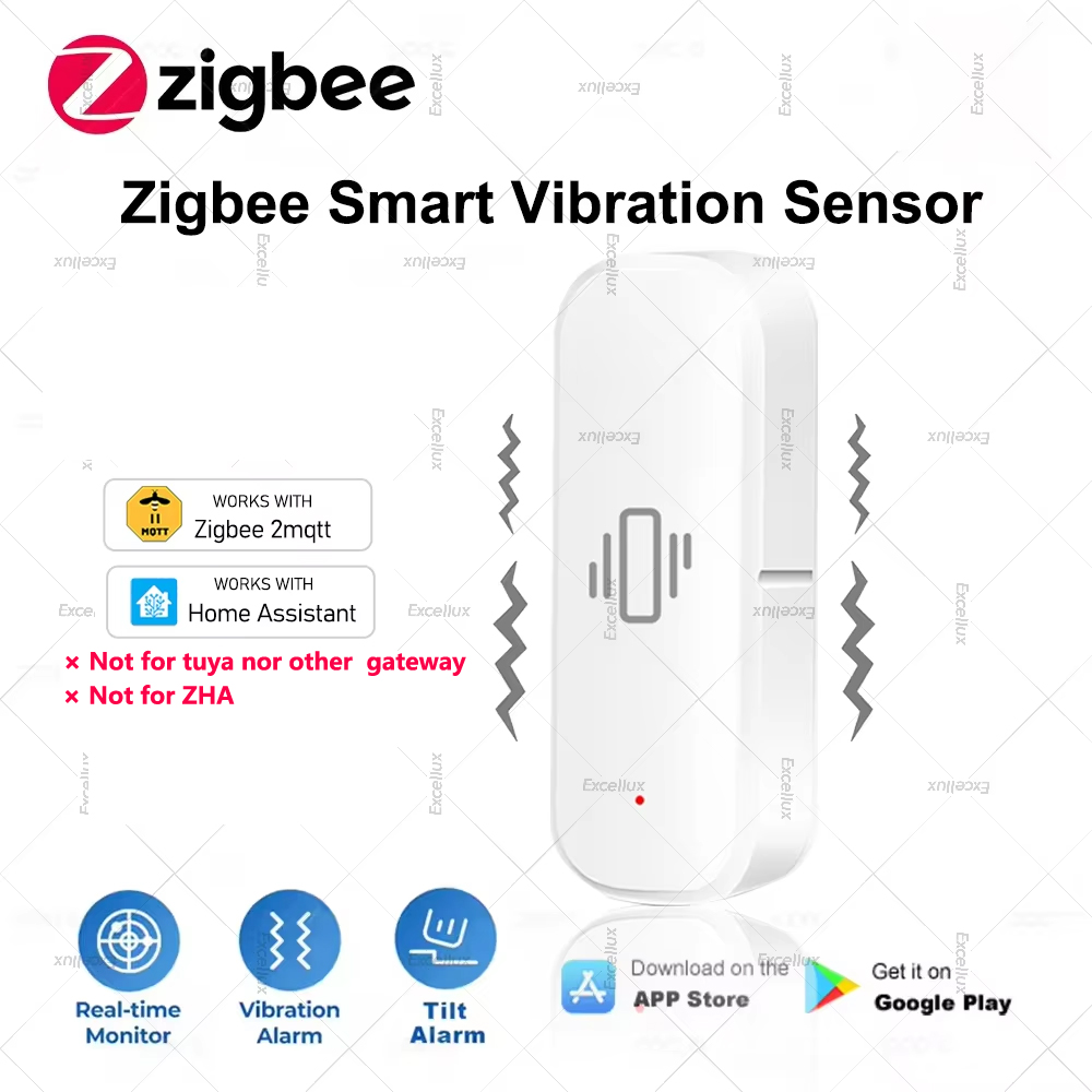 Home Security Monitoring - Inteligentny czujnik wibracji Zigbee do ochrony
