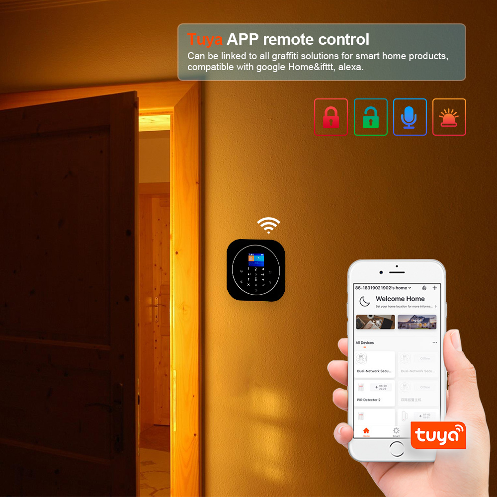 KERUI G12 2G Wifi Bezprzewodow – Sim Gsm Alarm recenzja i cena