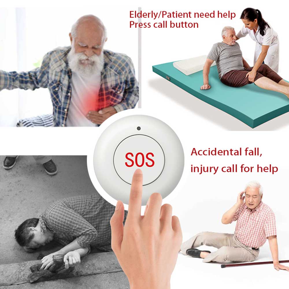 Bezprzewodowy przycisk SOS, in – Sim Gsm Alarm recenzja i cena