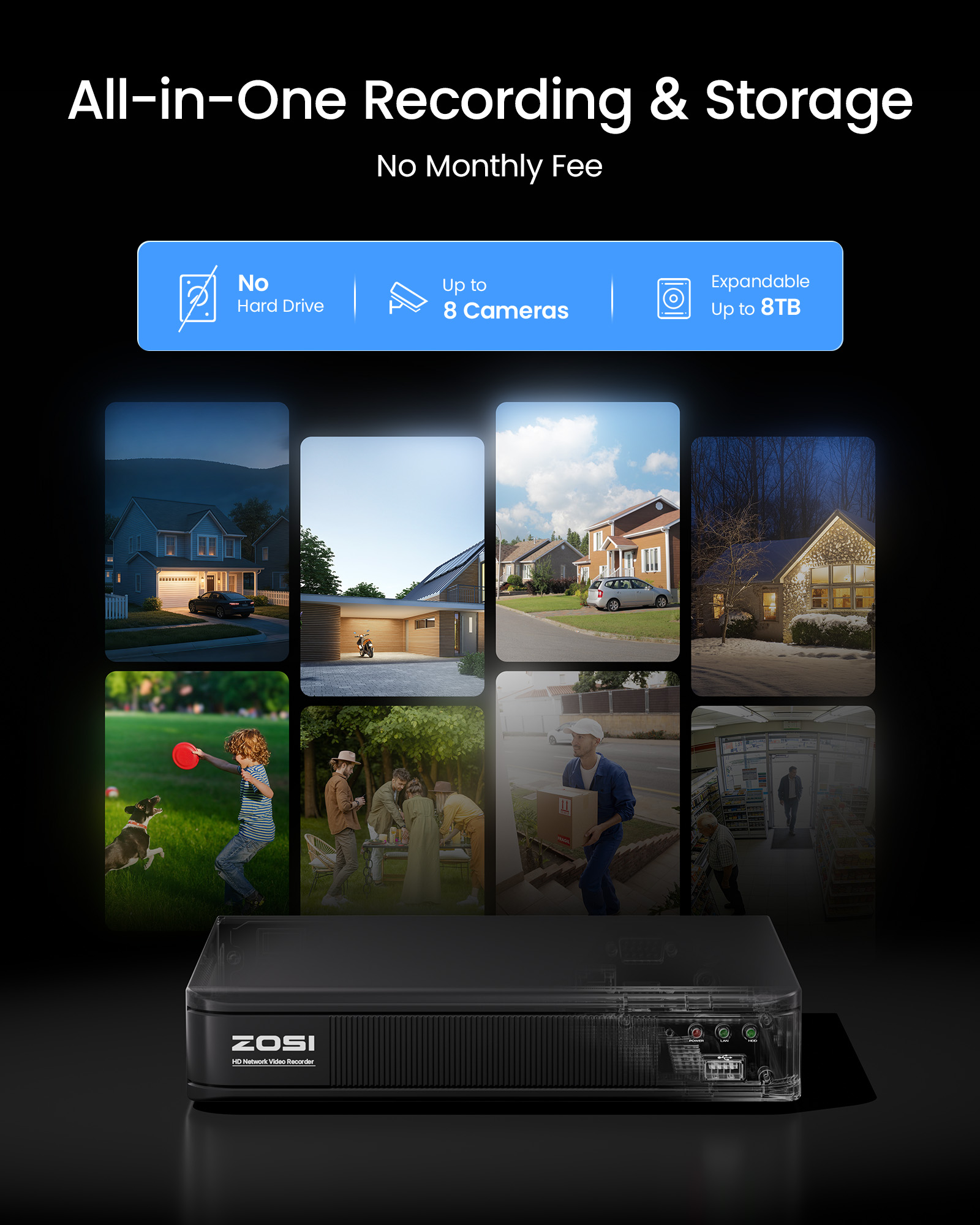 ZOSI 3K Lite Przewodowy System – Home Security Outdoor recenzja i cena