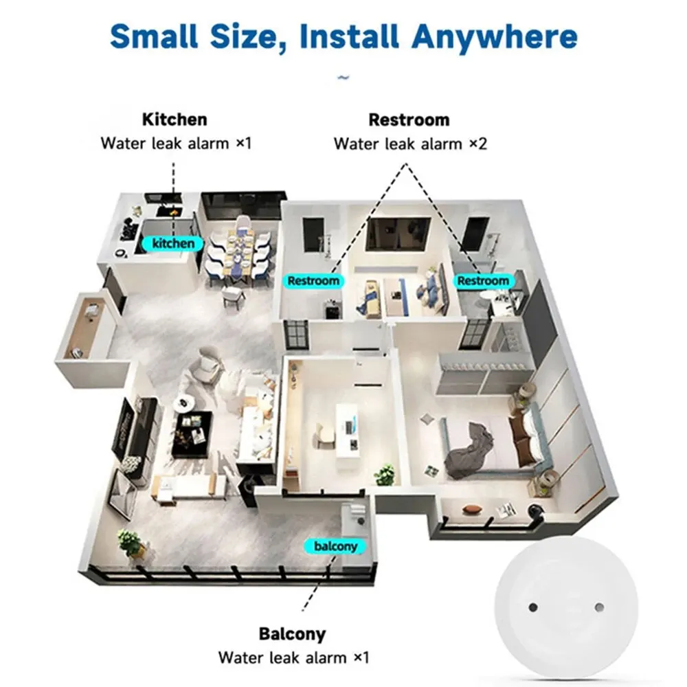 Inteligentny czujnik wycieku w – Home Security Monitoring recenzja i cena