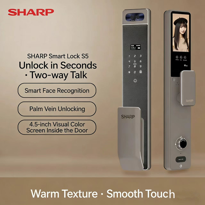 Inteligentny zamek Sharp S5-FV – Home Security And Cameras recenzja i cena