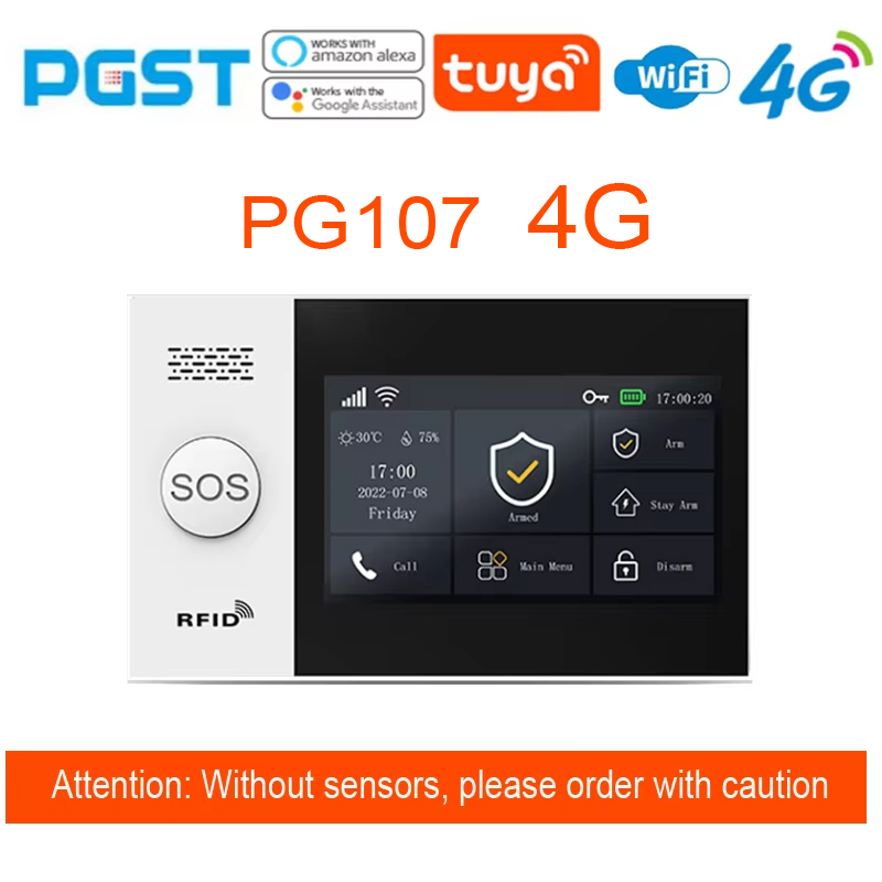 Centrala alarmowa PG-107 Tuya  – Sim Gsm Alarm recenzja i cena