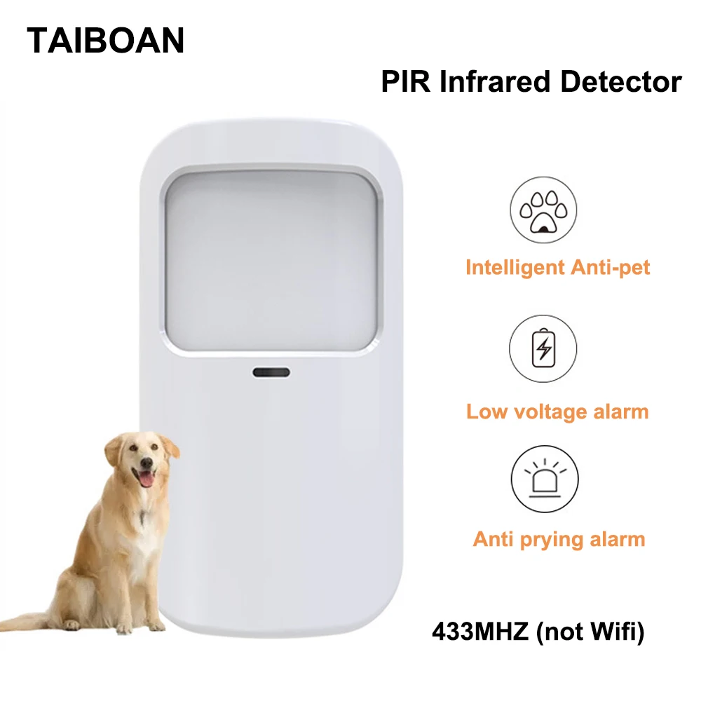 Biały bezprzewodowy 433MHz czu – Pet Immune Pir Sensor recenzja i cena