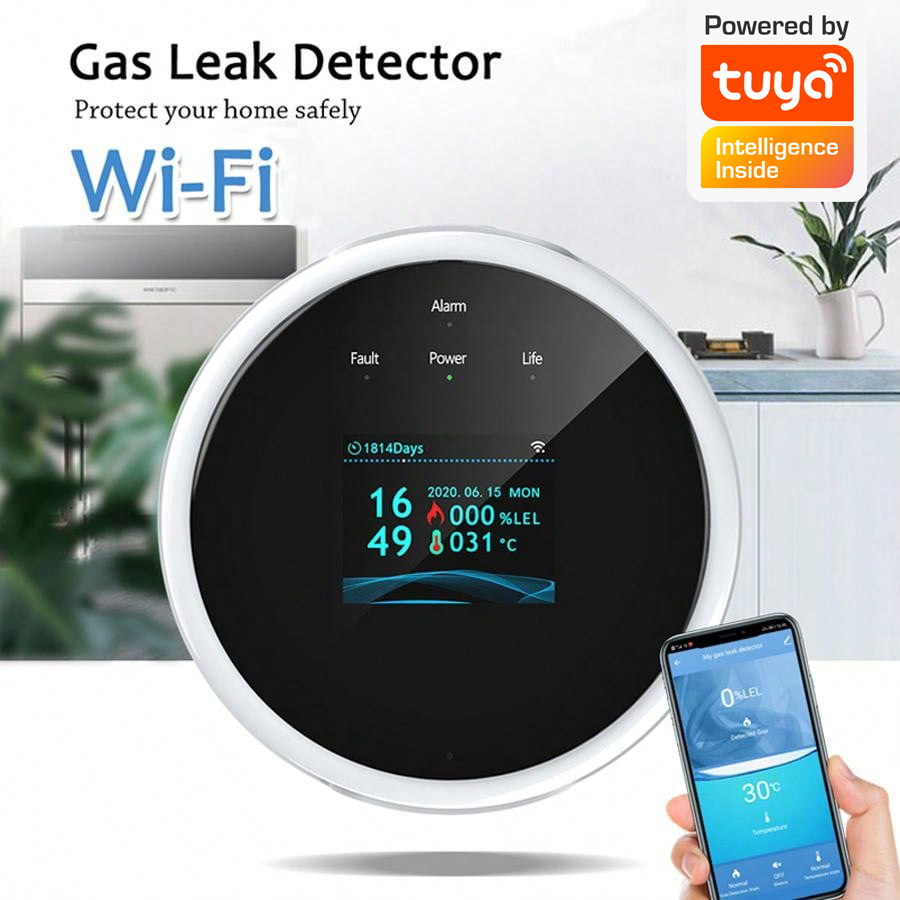 Czujnik gazu 2.4G WiFi, detekt – Home Security Monitoring recenzja i cena