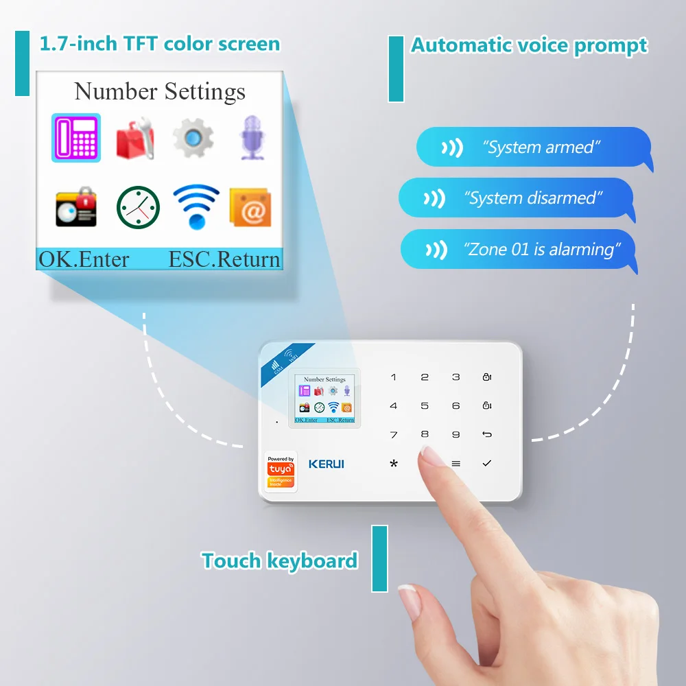 System Alarmowy KERUI W181 Bez – Home Security And Camera Systems recenzja i cena