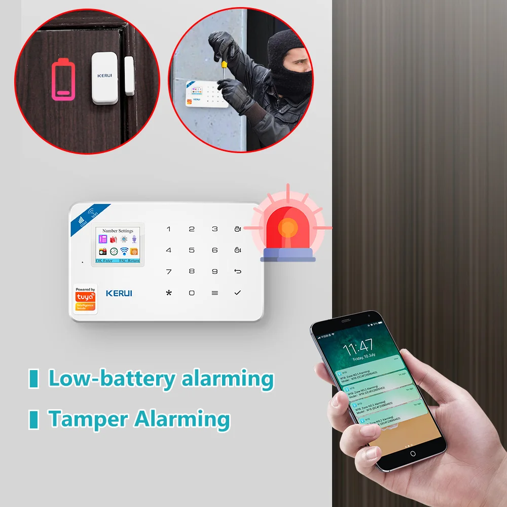 System Alarmowy KERUI W181 Bez – Home Security And Camera Systems recenzja i cena