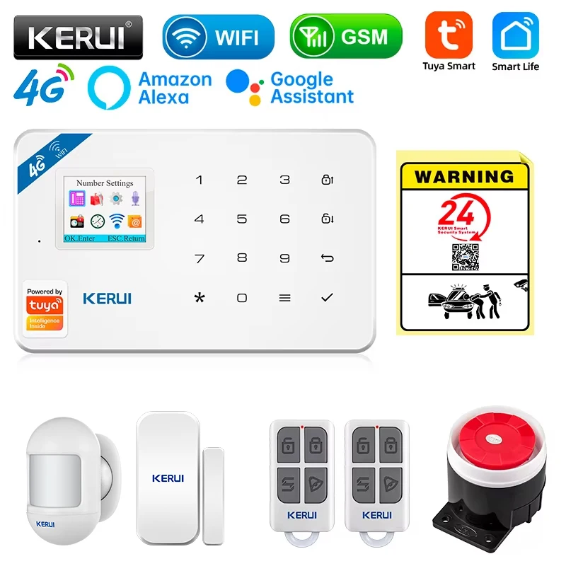 KERUI Security Alarm System Ki – Sim Gsm Alarm recenzja i cena