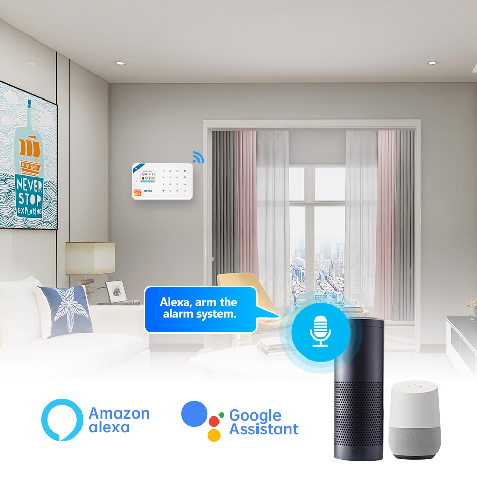 KERUI Security Alarm System Ki – Sim Gsm Alarm recenzja i cena